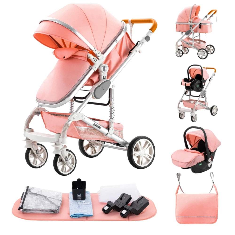 Newest Luxury Baby Stroller 3in1