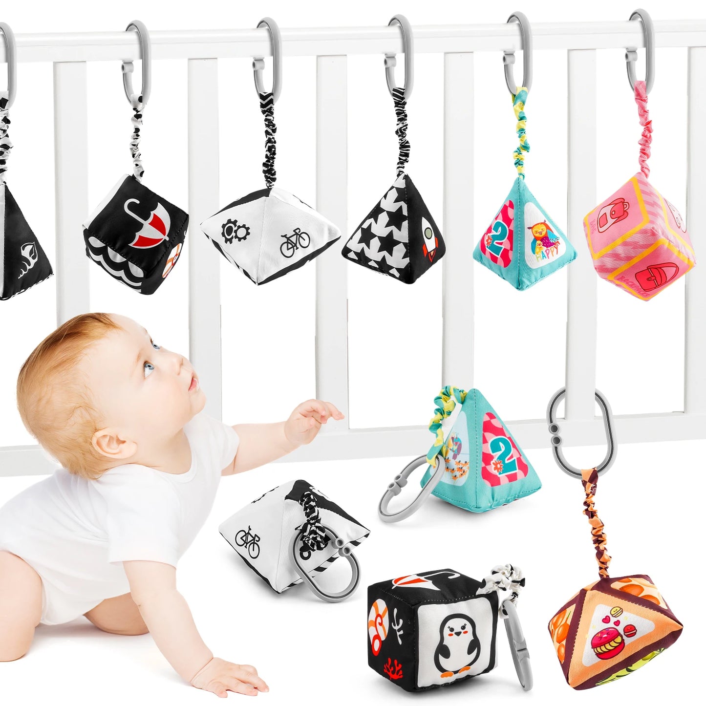 1pc baby car seat and pram activity hanging toys