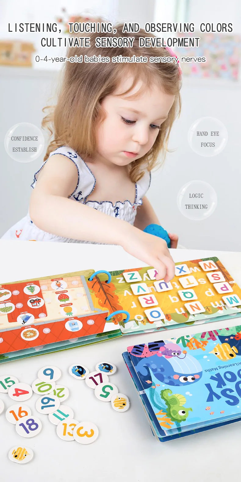 Puzzle Book Word Recognition Children's Early Education