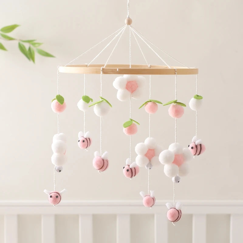 Baby Crib Mobile Bed Bell Rattle