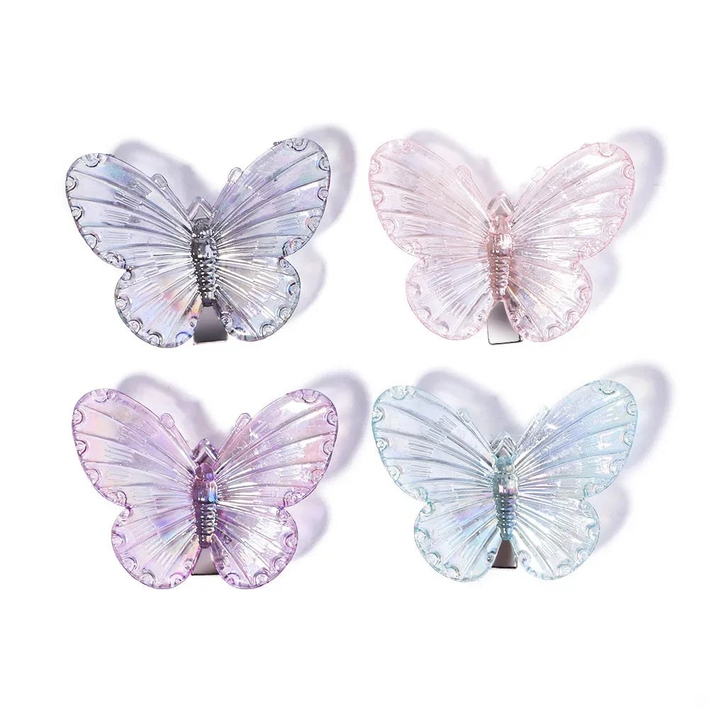 5Pcs/Set Mermaid Color Fairy Butterfly Handmade Hairpins