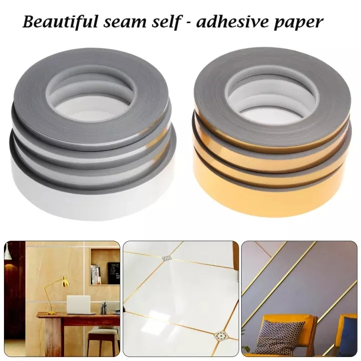 50M Self-Adhesive Tile Stickers Tape Ceiling Floor