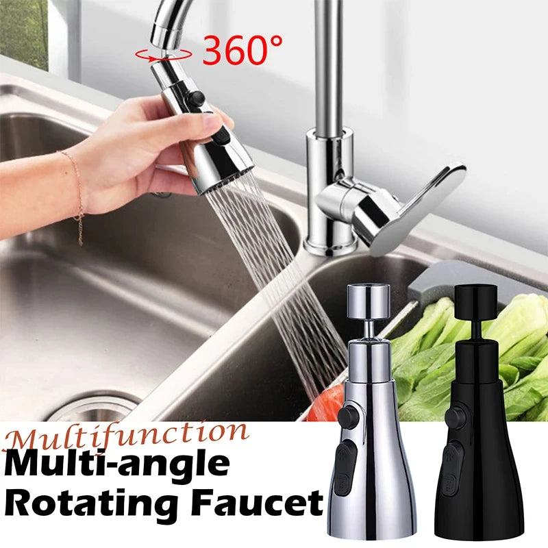 1pc 3 In1 Flexible Kitchen Faucet