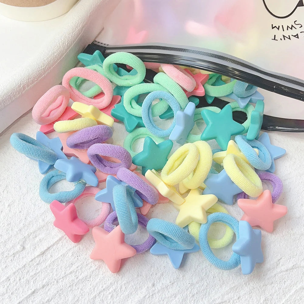 10Pcs Cartoon Hairbands Set for Girl