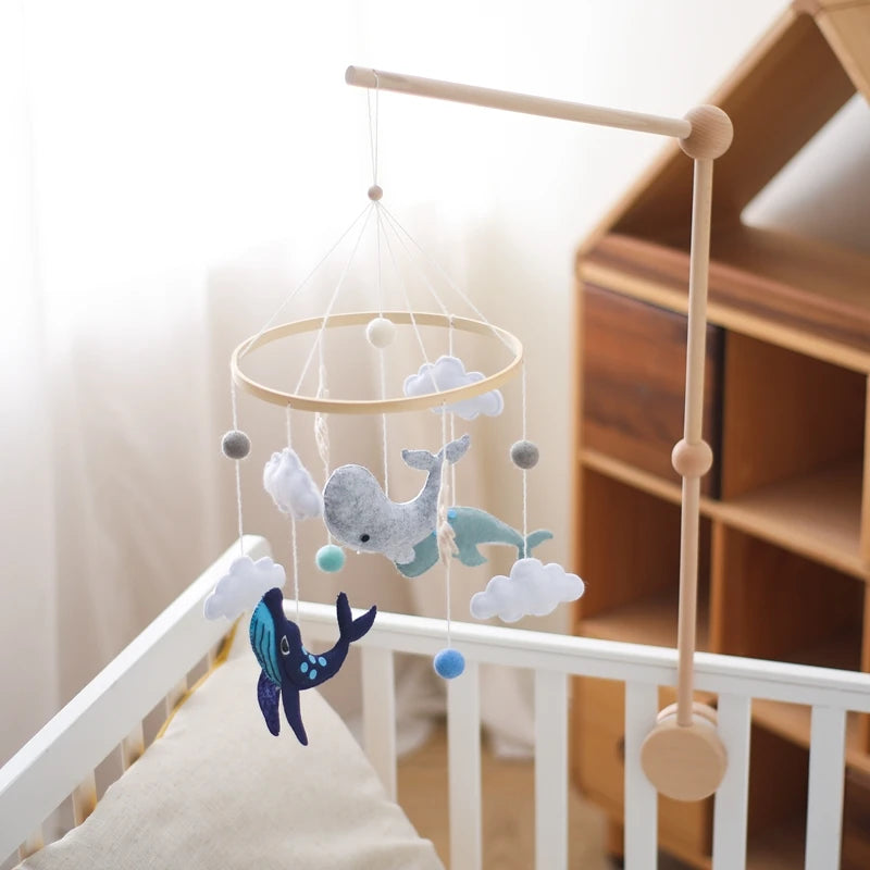 Baby Crib Mobile Bed Bell Rattle