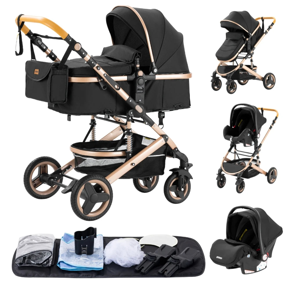 Newest Baby Stroller 3 in 1