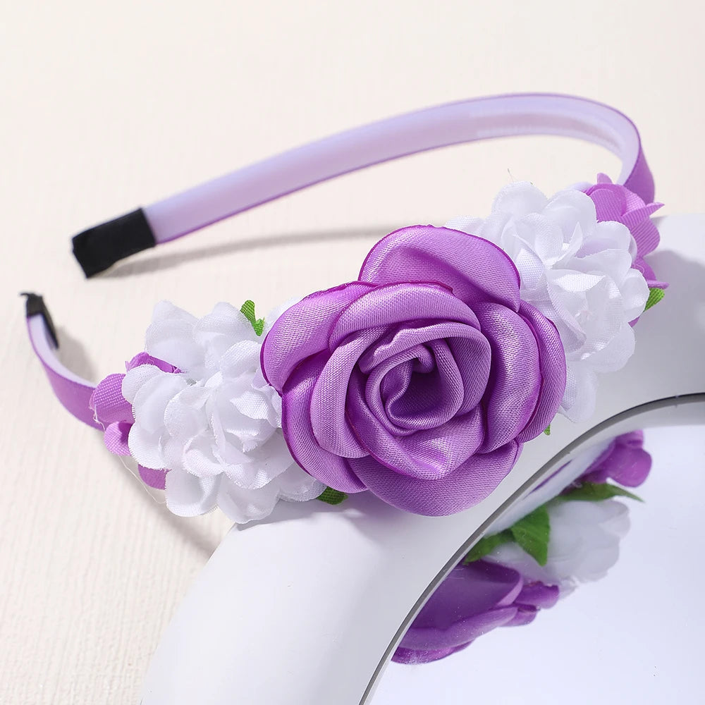 1pcs Hairband Artificial Flower Crown