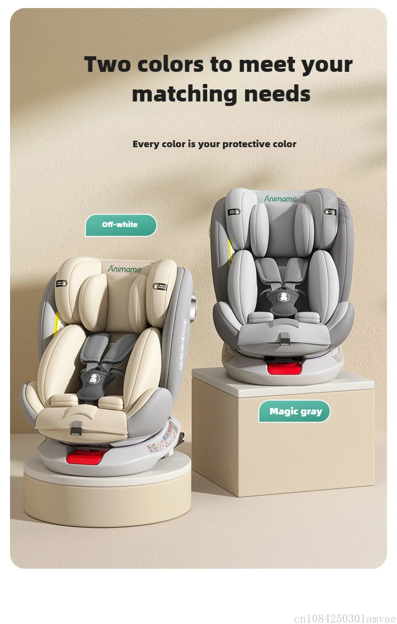 360° Rotating Child Car Safety Seat 0-12 Years Old