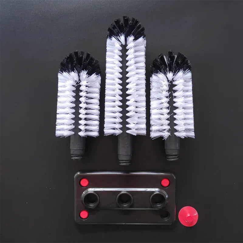 3pcs Brush Head Set Water Bottle Cleaning Brush