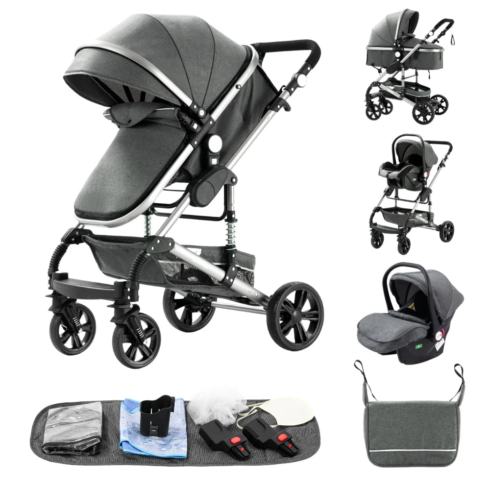 Newest Luxury Baby Stroller 3in1