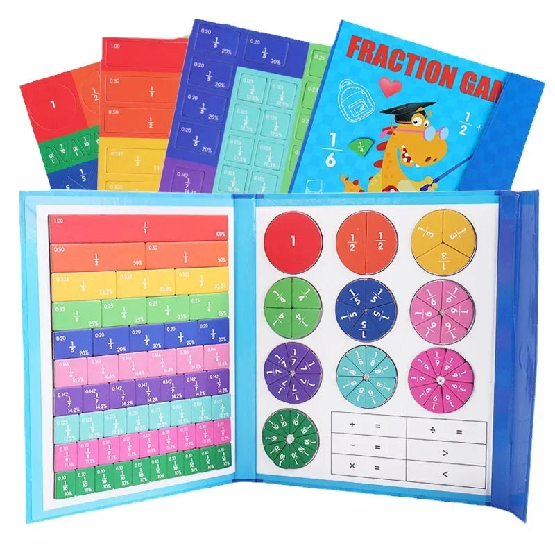 Magnetic Fraction Learning Math Toy