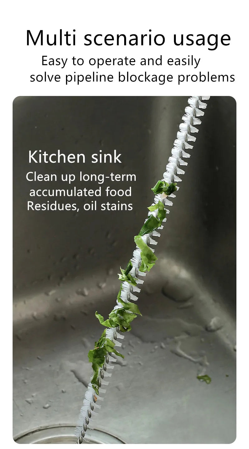 Sink Cleaning Drain Pipe Flexible