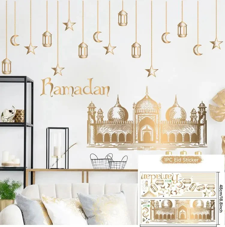 Window Stickers Ramadan Decoration