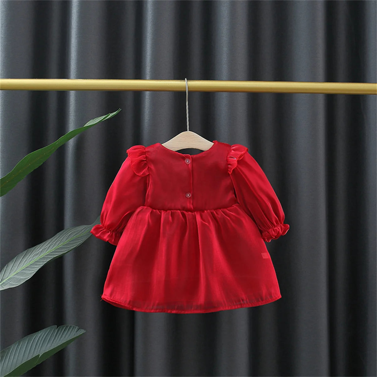 Girl Baby Long Sleeve Dress 0-3 Year Old