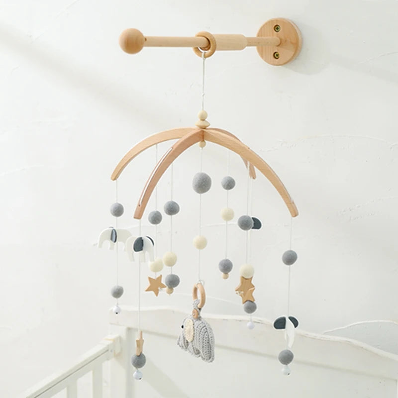 Baby Rattle Toy Mobile Bracket Fixed To The Wall 0-12 Months