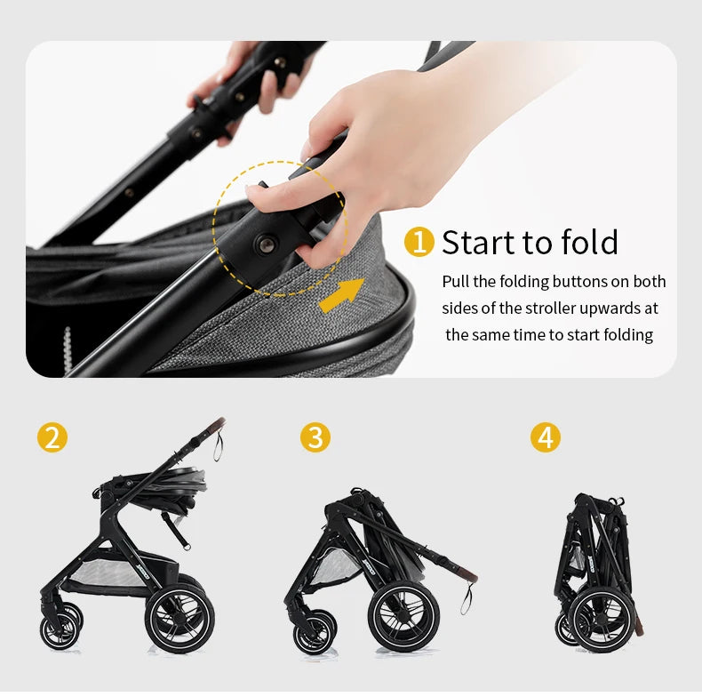 Newest Baby Stroller 3 in 1