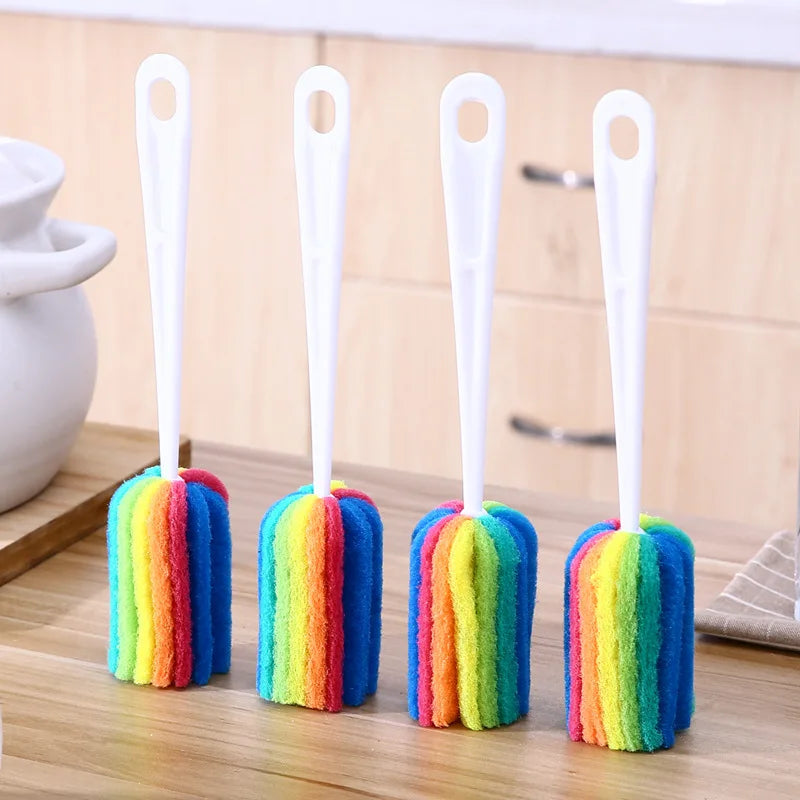 3Pcs Rainbow Sponge Brush