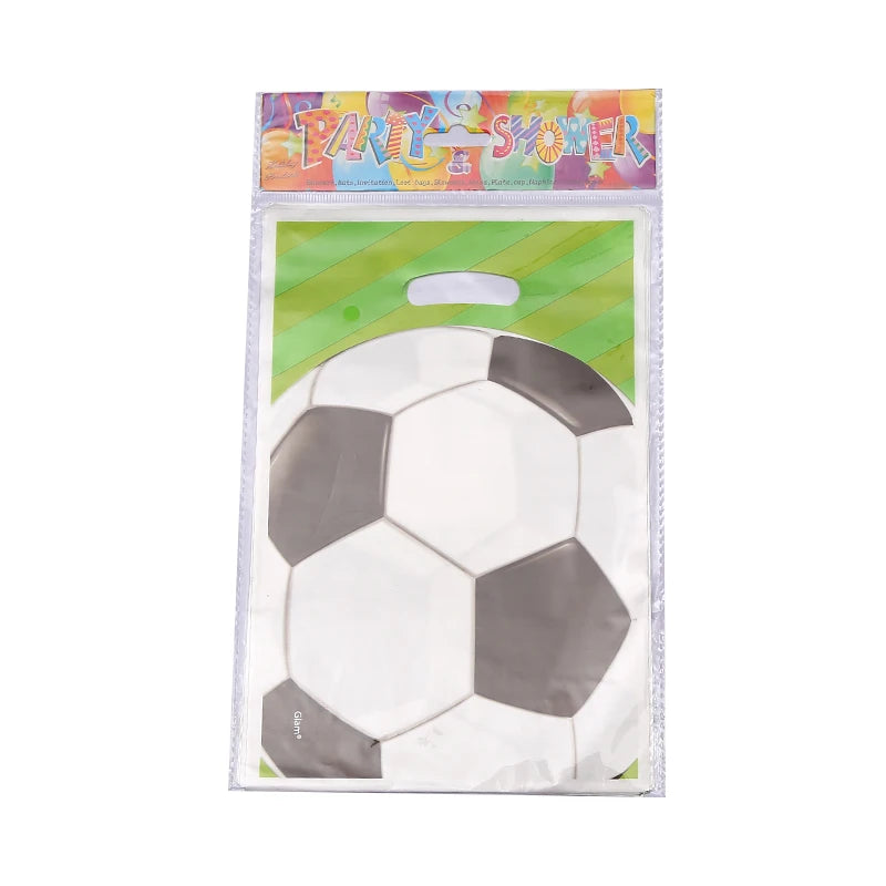 Soccer Football Birthday Decorations Aluminum Film Balloon Tableware Plate Cup Napkins Tablecloth Baby Shower Party Supplies