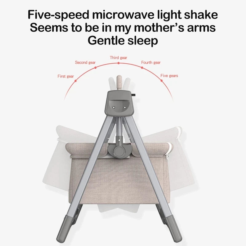 Baby Crib Cradle Newborn Movable