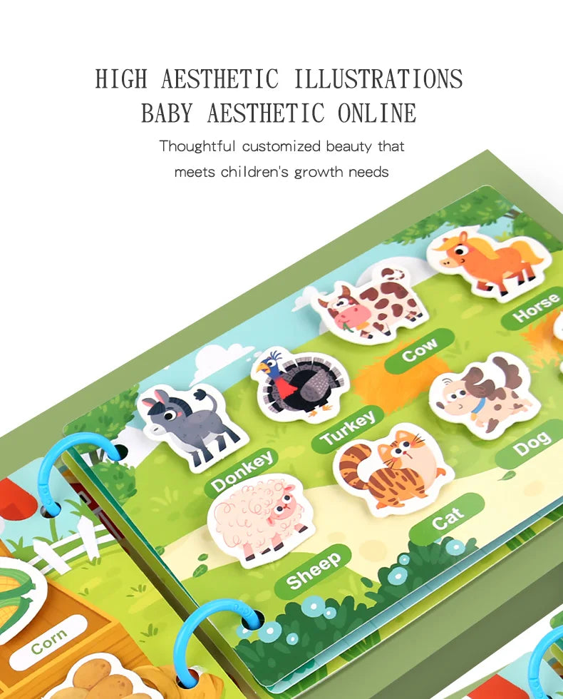 Puzzle Book Word Recognition Children's Early Education