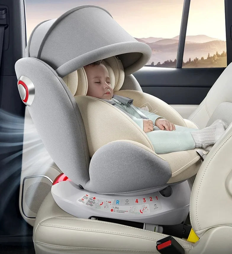 360° Rotating Child Car Safety Seat 0-12 Years Old