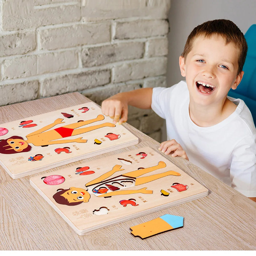 Human Body Puzzle Anatomy Play Set