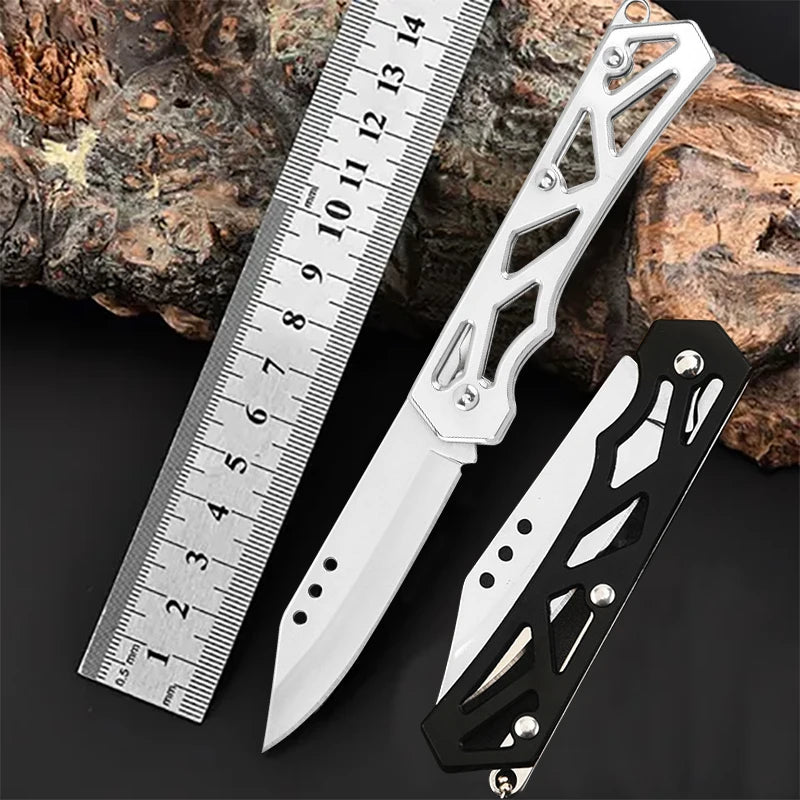 5PCS Pocket Folding Fruit Knife Set Stainless Steel