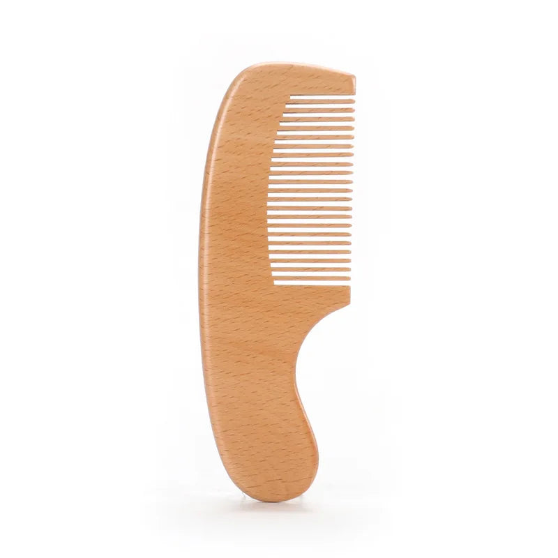 Baby Wooden Brush Comb  Head Massager