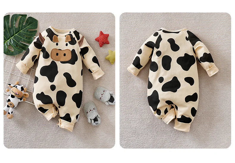 Baby Cow Clothing With Three-Dimensional Decoration