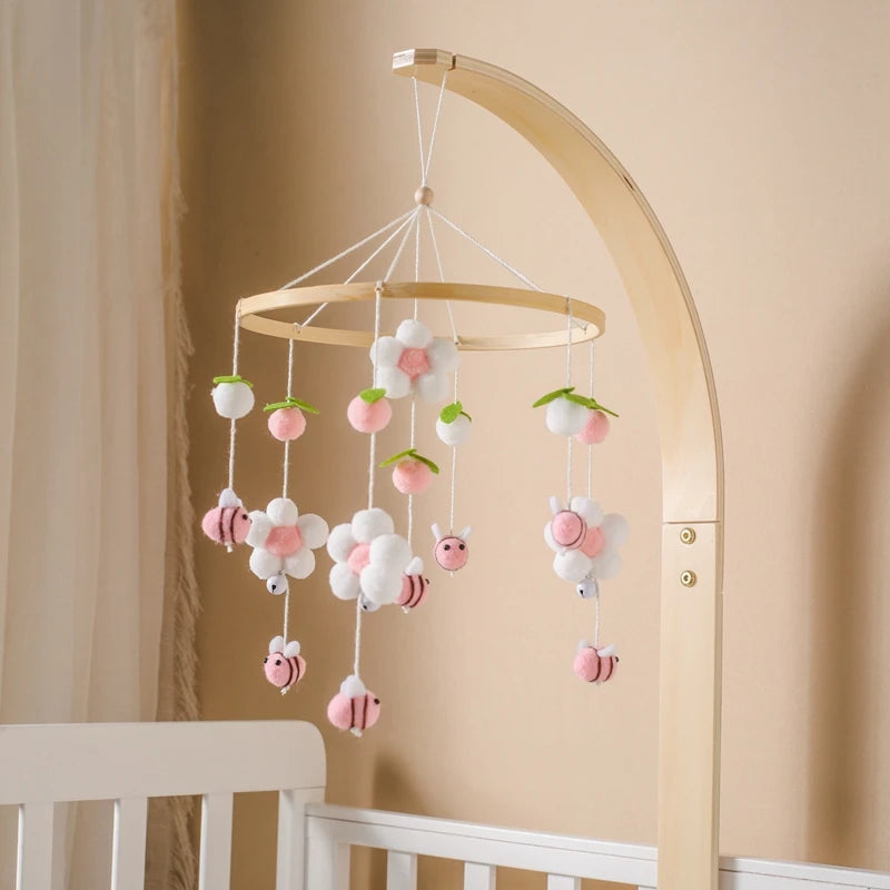 Baby Crib Mobile Bed Bell Rattle