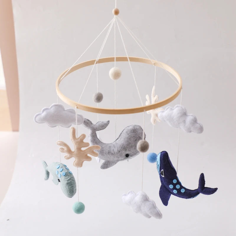 Baby Crib Mobile Bed Bell Rattle