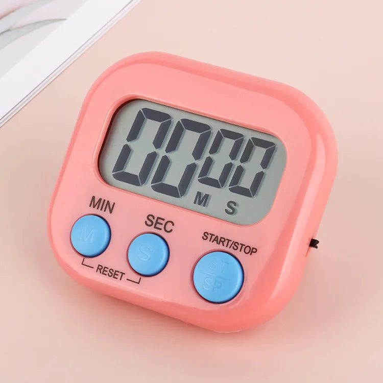 Multifunctional Magnetic Digital Kitchen Timer Clock Loud Alarm