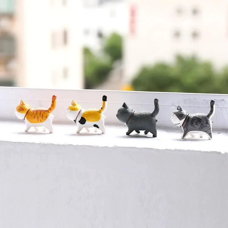 9pcs Cute Cat Ornaments