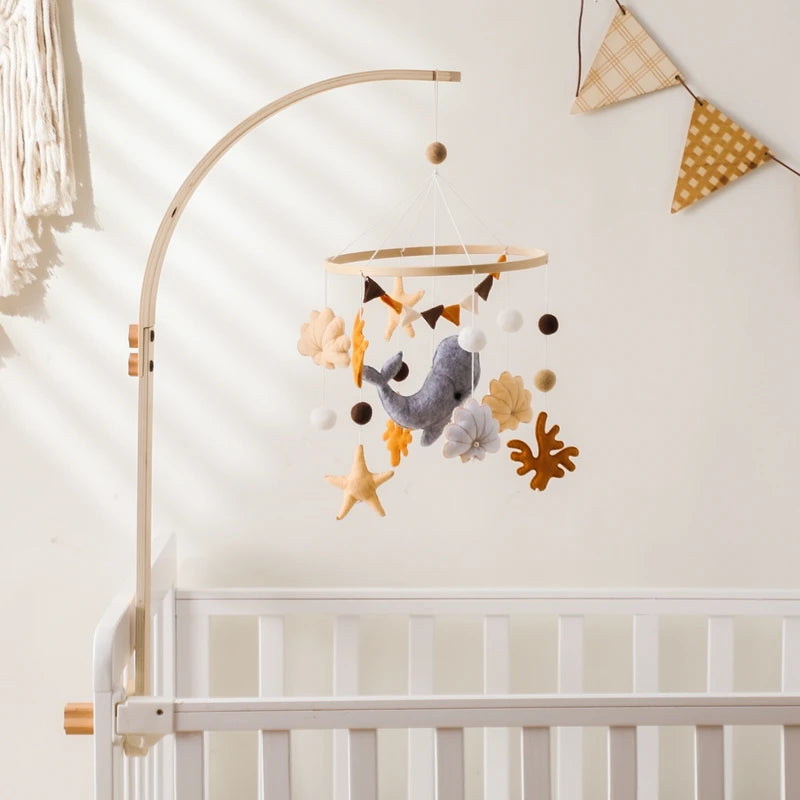 Baby Crib Mobile Bed Bell Rattle