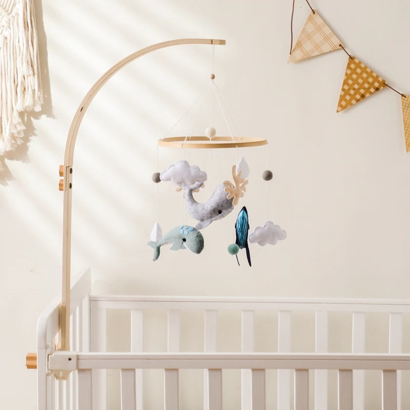 Baby Crib Mobile Bed Bell Rattle