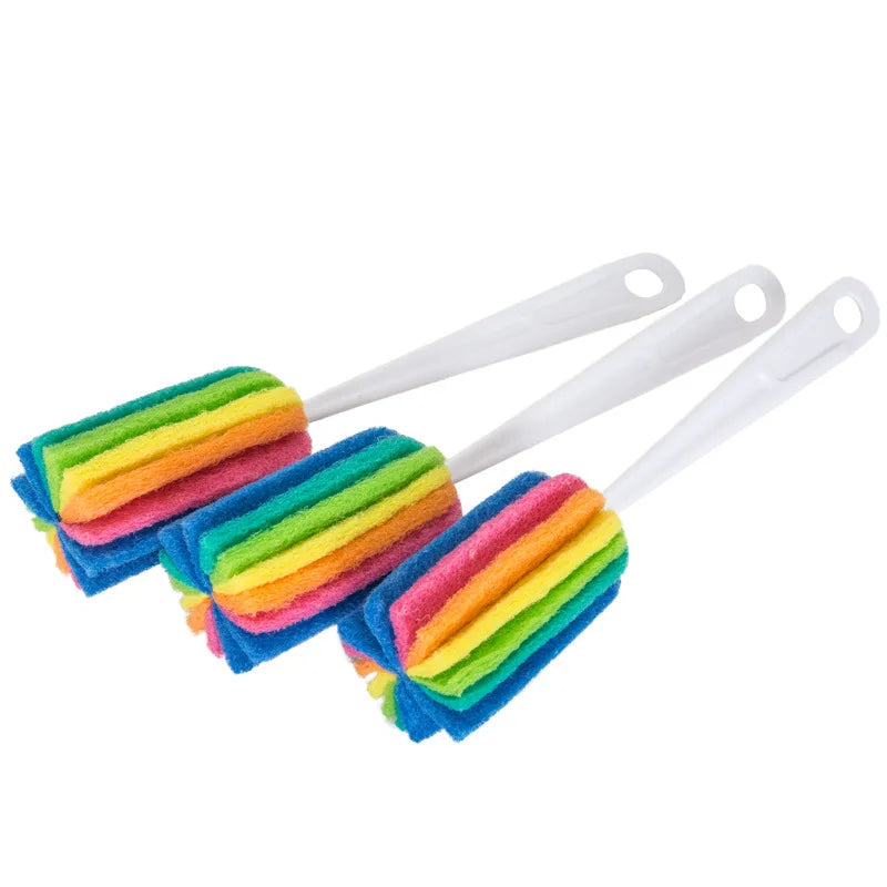 3Pcs Rainbow Sponge Brush