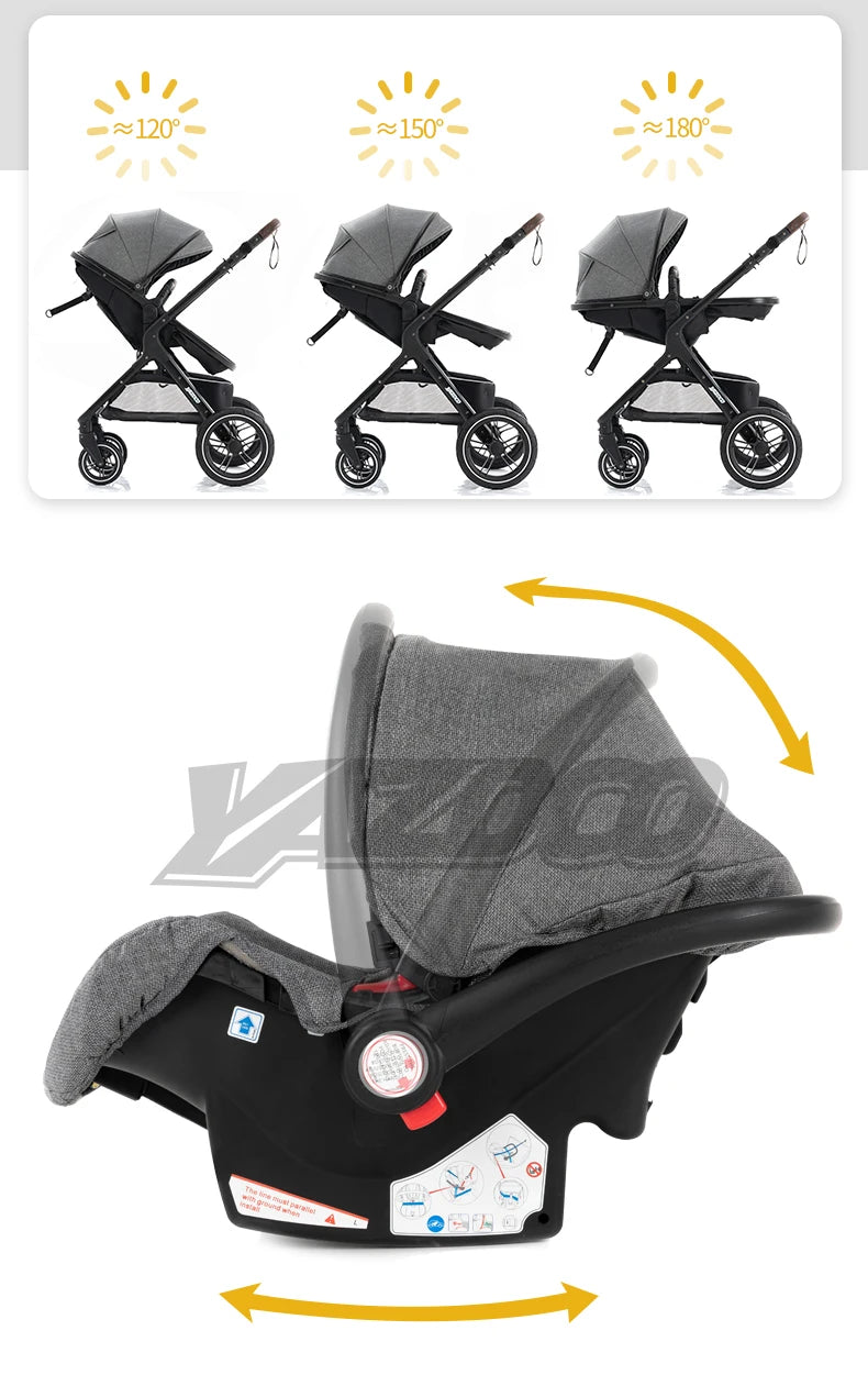 Newest Baby Stroller 3 in 1