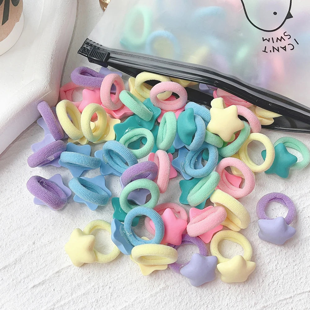 10Pcs Cartoon Hairbands Set for Girl