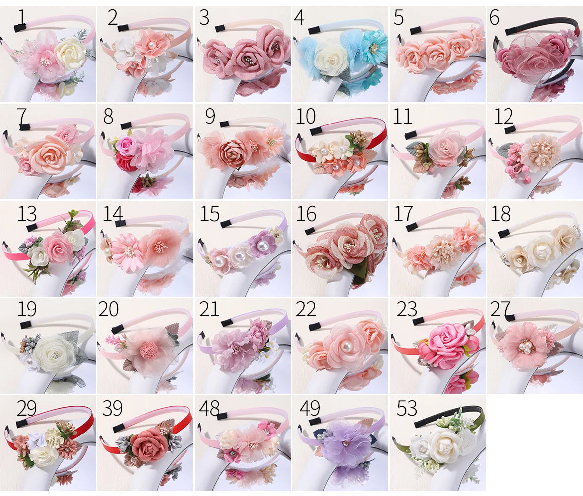 1pcs Hairband Artificial Flower Crown