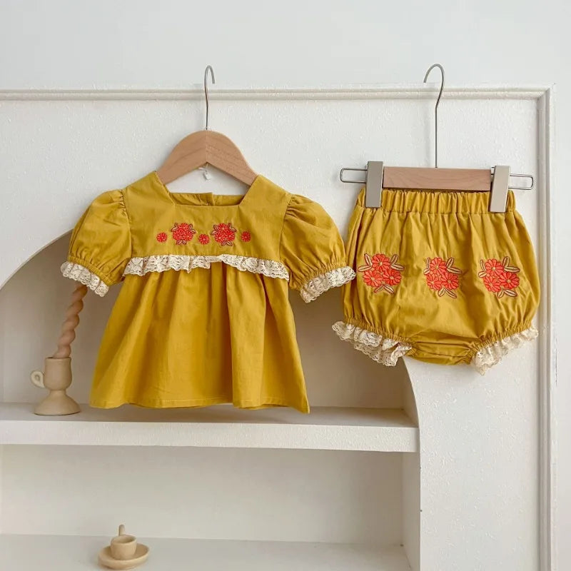 Baby Girls Cotton Clothing Set