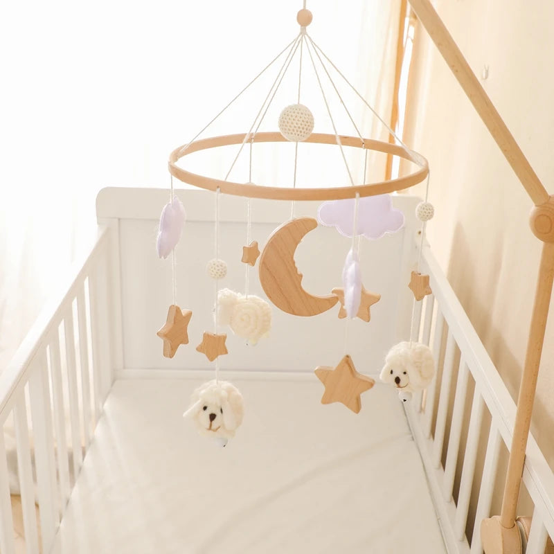 Baby Crib Mobile Bed Bell Rattle