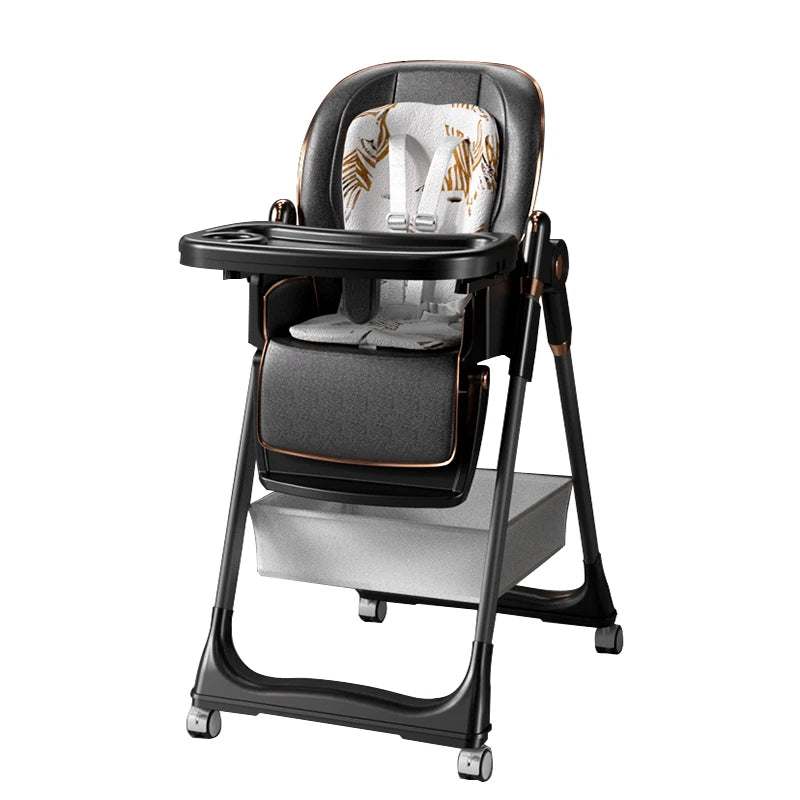 Baby Feeding Table Chair with Wheels