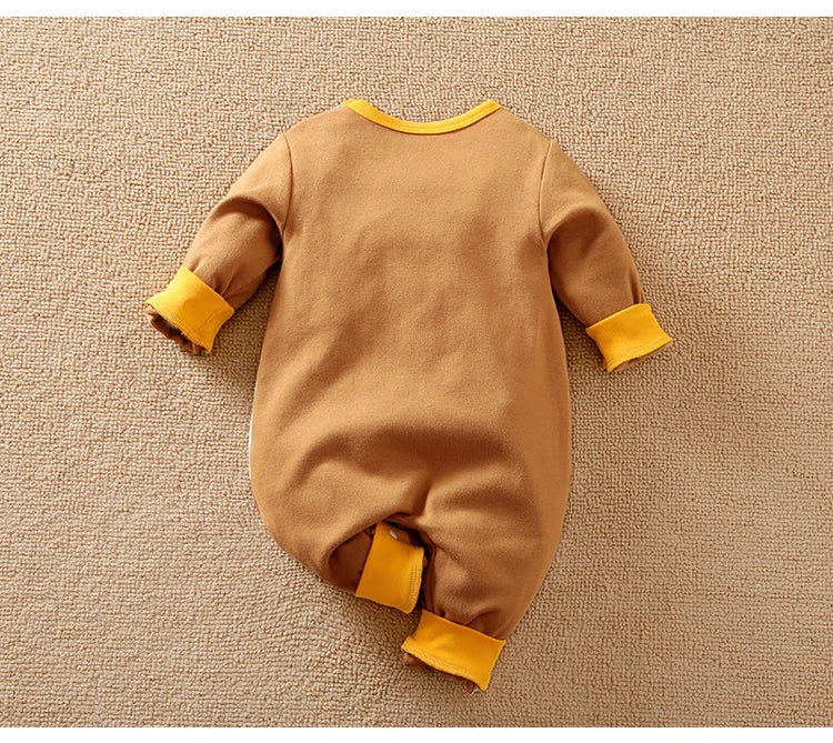 Cute Cotton Comfortable Long Sleeve Baby Bodysuit