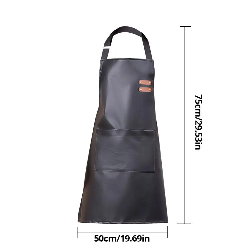 Waterproof And Oil Resistant Apron For Kitchen