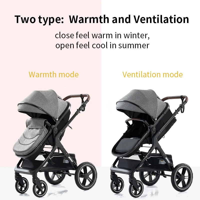 Newest Luxury Baby Stroller 3in1