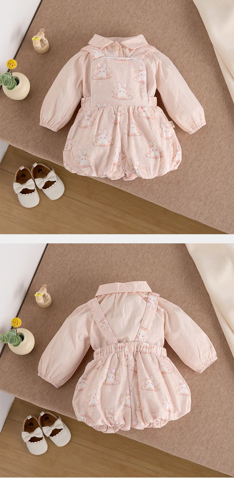 New Spring-Autumn Two-piece Set for Baby Girls