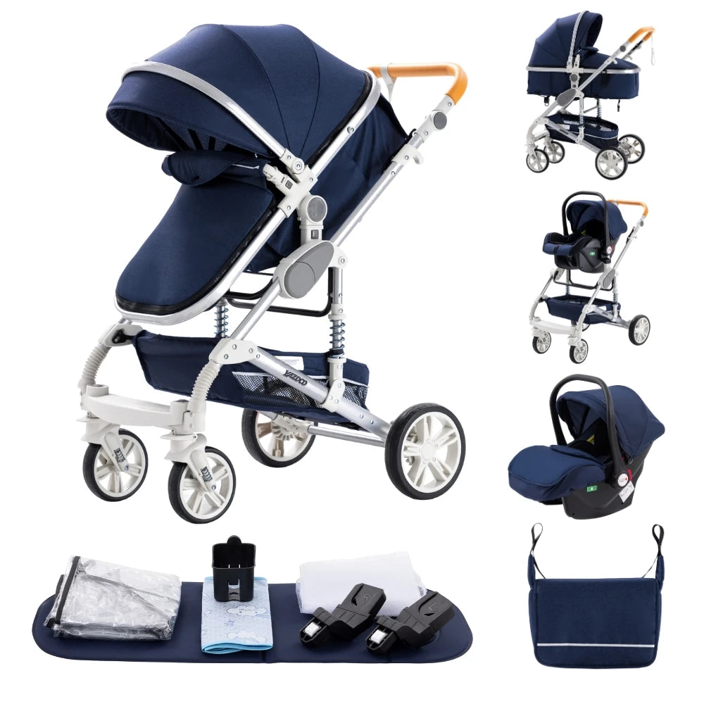 Newest Luxury Baby Stroller 3in1