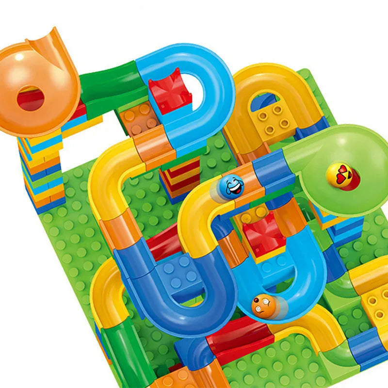 Maze Ball Track Building Blocks Baby Brain