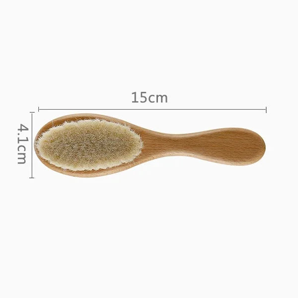 Baby Wooden Brush Comb  Head Massager