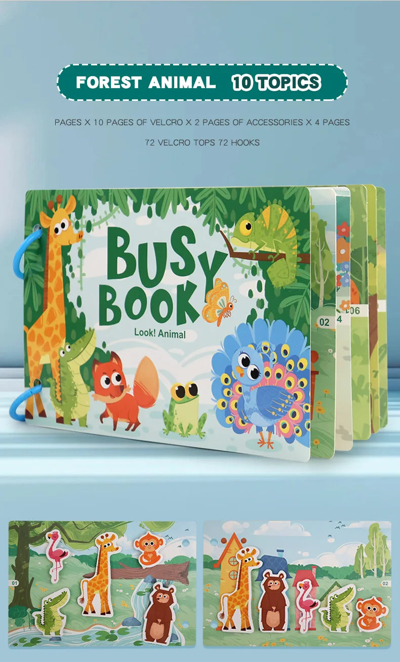 Puzzle Book Word Recognition Children's Early Education